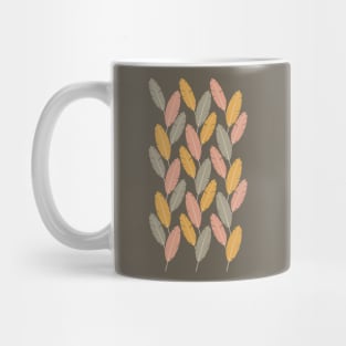 Banana leaves (Gold, blush, and taupe) Mug